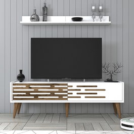 Hanah Home Valensiya 140 Mueble para TV Blanco